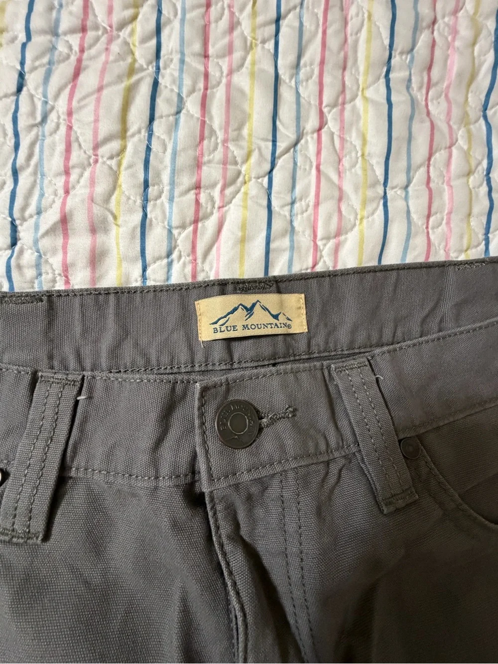 Men's Gray Casual Pants